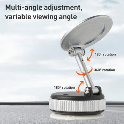 XZK101 Folding Vacuum Adsorption Magnetic Car Phone Holder, XZK101
