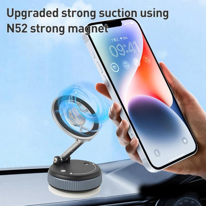 XZK102 Folding Vacuum Adsorption Magnetic Car Phone Holder, XZK102