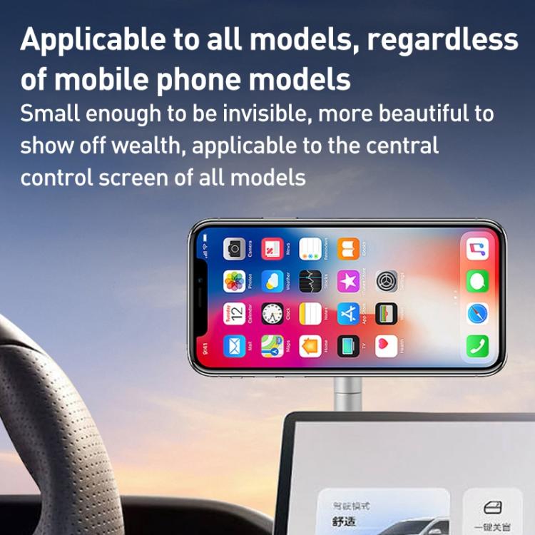 XZK102 Folding Vacuum Adsorption Magnetic Car Phone Holder, XZK102