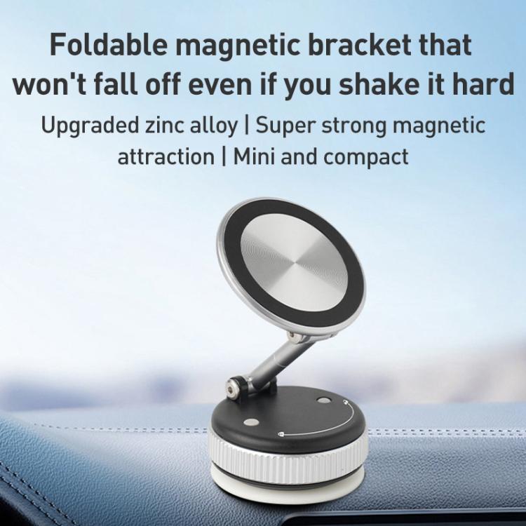 XZK103 Folding Vacuum Adsorption Magnetic Car Phone Holder, XZK103