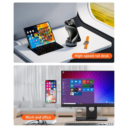 XZK104 2nd Generation Vacuum Adsorption Magnetic Folding Car Phone Holder, XZK104 A Type, XZK104 B Type, XZK104 C Type, XZK104 D Type
