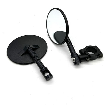 Universal ATV Round Foldable Rearview Mirror Reflective Mirror, Universal ATV