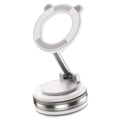 J33 Vacuum Adsorption Magnetic Car Phone Holder, J33 (Black), J33 (White)