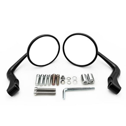 2pcs/Set Universal Motorcycle Electric Vehicle Handlebar Rearview Mirror, Universal