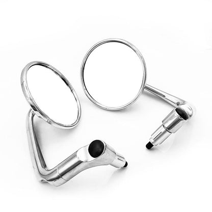 2pcs/Set Universal Motorcycle Electric Vehicle Handlebar Rearview Mirror, Universal