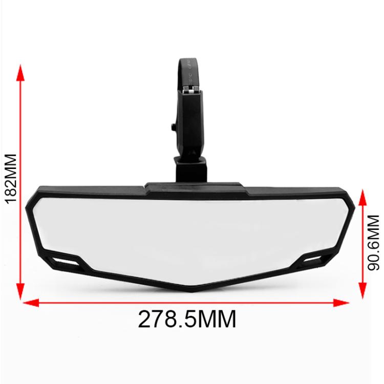 1.75-2 inch Universal Rearview Mirror Center Mirror for UTV / ATV, For UTV / ATV
