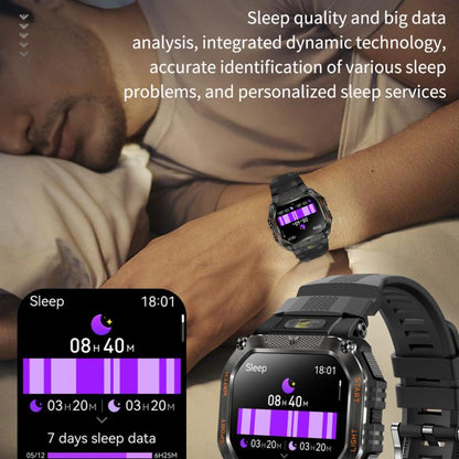 HT34 1.75 inch IPS Screen 3ATM Outdoor Sports BT Smart Watch
