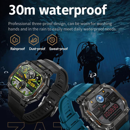 HT34 1.75 inch IPS Screen 3ATM Outdoor Sports BT Smart Watch