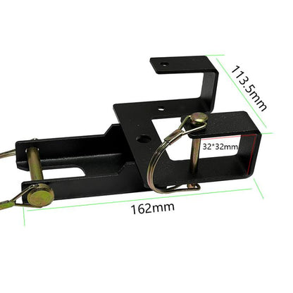 Trailer Towing Hook Trash Can Towing Bracket with Removable Pin, Trailer Towing Hook