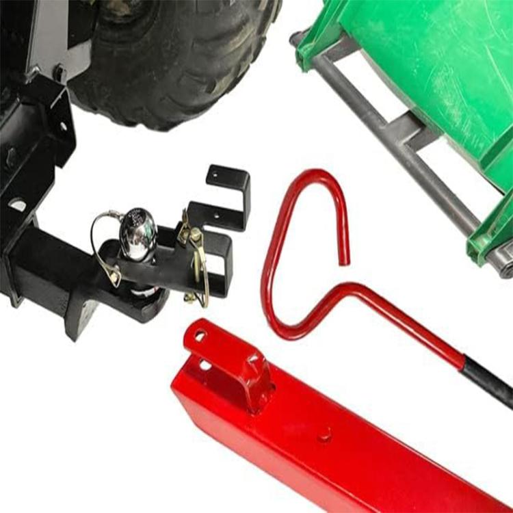 Trailer Towing Hook Trash Can Towing Bracket with Removable Pin, Trailer Towing Hook