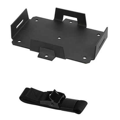 Aluminum Battery Tray Battery ?Fixed Bracket? for 12V/6V, 7-15AH Batteries with Adjustable Fixing Strap