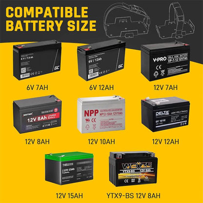 Aluminum Battery Tray Battery ?Fixed Bracket? for 12V/6V, 7-15AH Batteries with Adjustable Fixing Strap