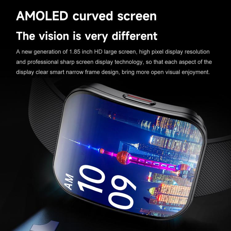 U17 1.85 inch Ultra-thin Curved Screen IP68 Sports Smart Watch
