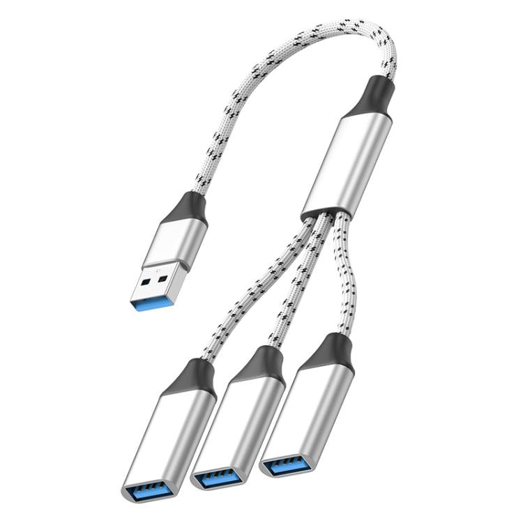 3 in 1 OTG Expander Splitter Dock Station, USB-A to USB-A, USB-C / Type-C to USB-A
