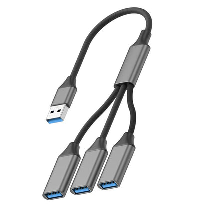 3 in 1 OTG Expander Splitter Dock Station, USB-A to USB-A, USB-C / Type-C to USB-A