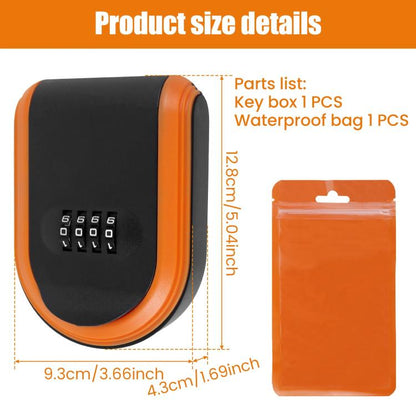 Car Magnetic Password Box Key Tool Storage Case
