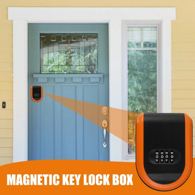 Car Magnetic Password Box Key Tool Storage Case