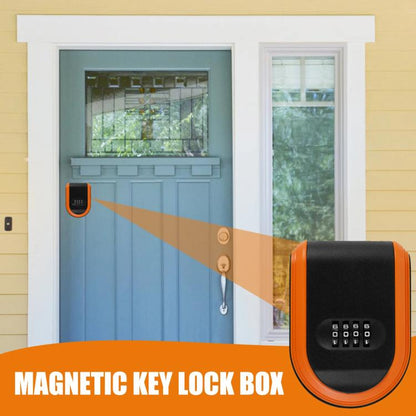 Car Magnetic Password Box Key Tool Storage Case