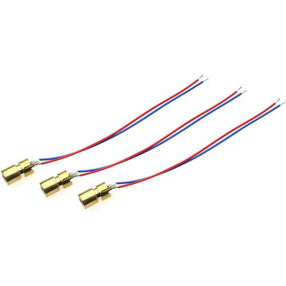 10pcs/Pack Adjustable Diode Laser Head Red Dot Laser Module, 5V, 3V