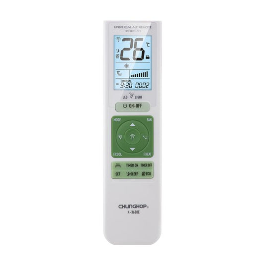 CHUNGHOP K-3688E Universal Air Conditioner Remote Control, K-3688E