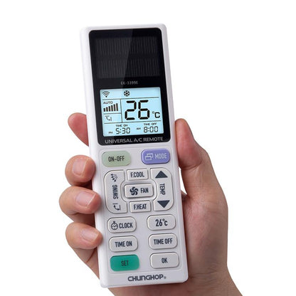 CHUNGHOP EK-3399ES Optoelectronic Energy Universal Air Conditioner Remote Control with LCD Backlight, EK-3399ES