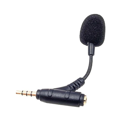3.5mm Elbow Dual Ports Microphone for Mobile Live Broadcast, 3.5mm Ports