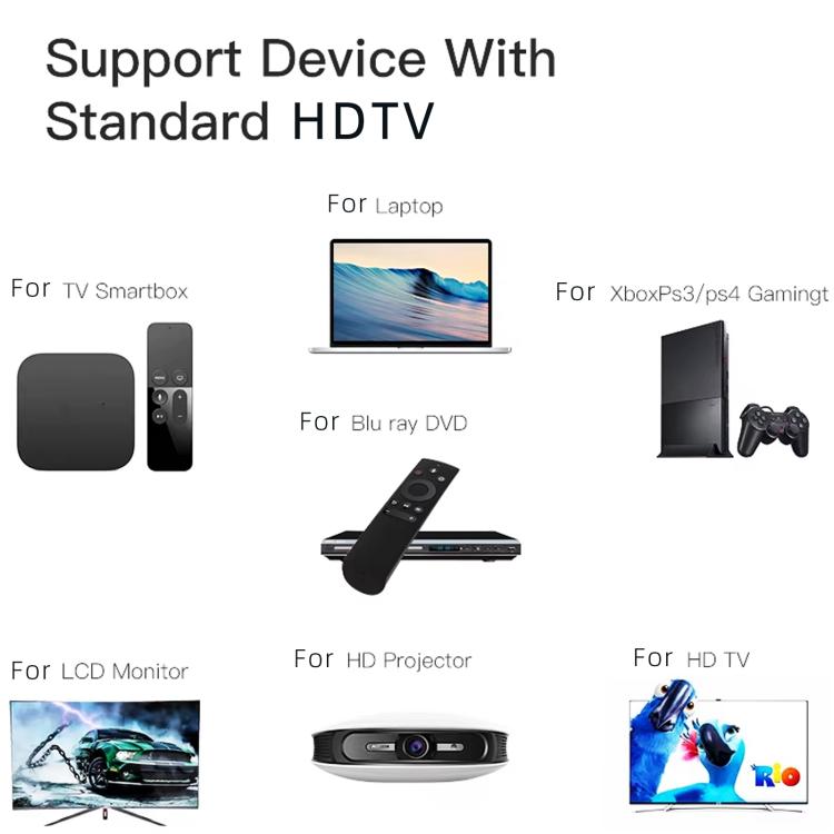 HDTV 2.0 Version 4K Full HD High Speed 19 Pin Male to 19 Pin Male Connector Cable, 0.5m, 1m, 1.5m, 1.8m, 2m, 3m, 5m, 10m, 15m, 20m