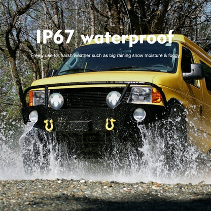 7 inch H4 / H13 DC 9V-30V 4000LM 6000K 40W 7 inch Car Round Shape LED Headlight Lamps for Jeep Wrangler, DC 9V-30V 4000LM 6000K 40W