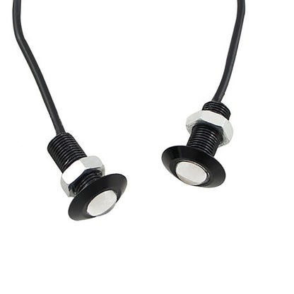 10 PCS 18mm 1.5W DC9-80V Motorcycle Eagle Eye Light Single Lens, 18mm Single Lens(Yellow Light), 18mm Single Lens(Red Light), 18mm Single Lens(White Light)