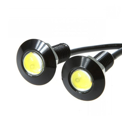 10 PCS 23mm 1.5W DC9-80V Motorcycle Eagle Eye Light Single Lens, 23mm Single Lens(White Light), 23mm Single Lens(Red Light), 23mm Single Lens(Yellow Light)