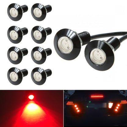 10 PCS 23mm 1.5W DC9-80V Motorcycle Eagle Eye Light Single Lens, 23mm Single Lens(White Light), 23mm Single Lens(Red Light), 23mm Single Lens(Yellow Light)