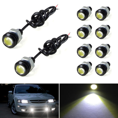 10 PCS 18mm 1.5W DC9-80V Motorcycle Eagle Eye Light Double Lens, 18mm Double Lens(Yellow Light), 18mm Double Lens(Red Light), 18mm Double Lens(White Light)