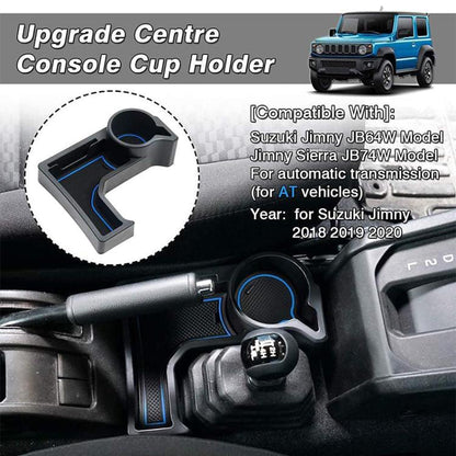For Suzuki Jimny JB74 / JB64 2019- Car Automatic Transmission AT Central Control Storage Box, with Anti-slip Mats, Central Control Storage Box