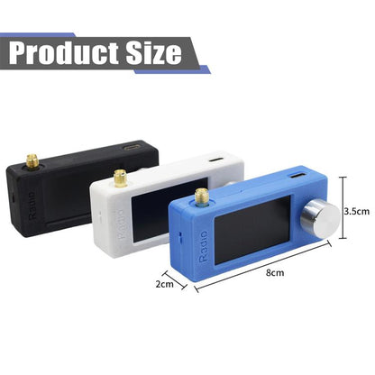 SI4732 1.9 inch IPS Display Portable Radio 0.5-108 MHz LSB USB AM FM Pocket Mini Radio, Telescopic Antenna + USB, Black Round Antenna + USB, Red Round Antenna + USB, Blue Round Antenna + USB