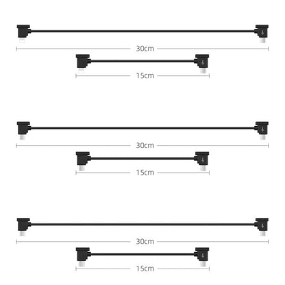 BRDRC Converting Data Cable for DJI Mini 4 Pro / Mavic 3 / Air 2 / Air 2S, 15cm Type-C to Type-C, 15cm Type-C to Android, 15cm Type-C to 8 Pin, 30cm Type-C to Type-C, 30cm Type-C to Android, 30cm Type-C to Android + Holder, 30cm Type-C to 8 Pin + Holder