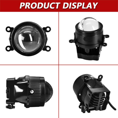 T09 2pcs/Pack 55W 3 inch High Power Dual Lens Fog Light, T09 Four-corner Universal, T09 Oblique Universal