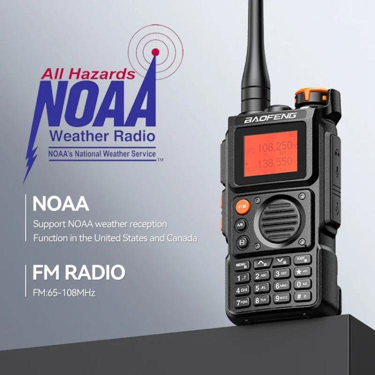 Baofeng K6 1.44 inch Screen FM Handheld Analog Walkie Talkie, EU Plug, US Plug