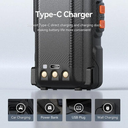 Baofeng K6 1.44 inch Screen FM Handheld Analog Walkie Talkie, EU Plug, US Plug