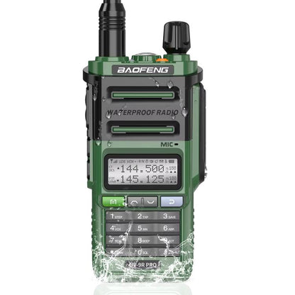 Baofeng UV-9R PRO Dot Matrix LCD Screen IP57 Waterproof Handheld Analog Walkie Talkie, EU Plug, US Plug