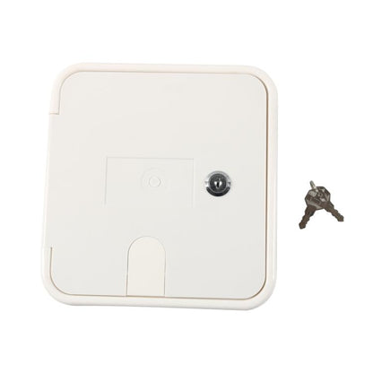 RV / Camper Power Cable Hatch with Screws and Key, Power Cable Hatch
