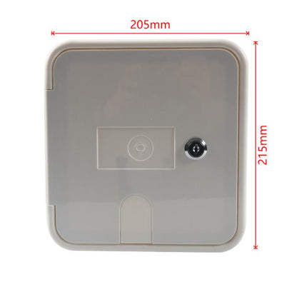 RV / Camper Power Cable Hatch with Screws and Key, Power Cable Hatch