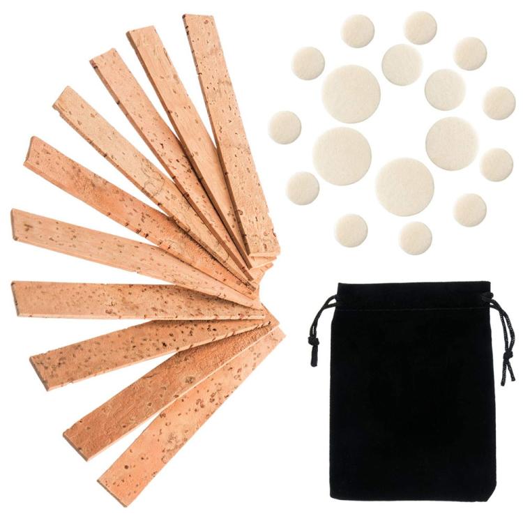 Black Pipe Interface Cork Piece B Flat Clarinet Tone Hole Pads