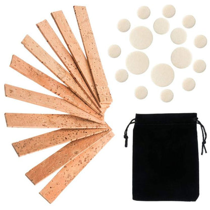 Black Pipe Interface Cork Piece B Flat Clarinet Tone Hole Pads