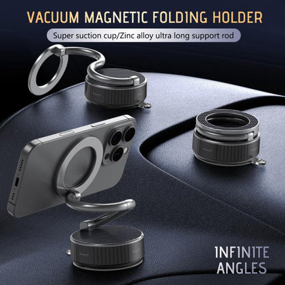H3 Folding Vacuum Adsorption Magnetic Car Phone Holder, H3
