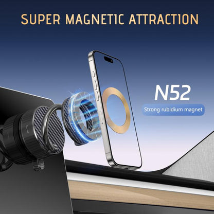 H3 Folding Vacuum Adsorption Magnetic Car Phone Holder, H3