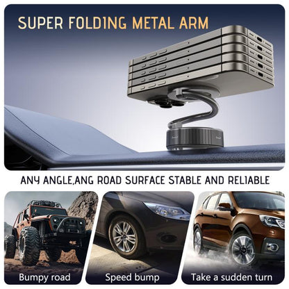 H3 Folding Vacuum Adsorption Magnetic Car Phone Holder, H3
