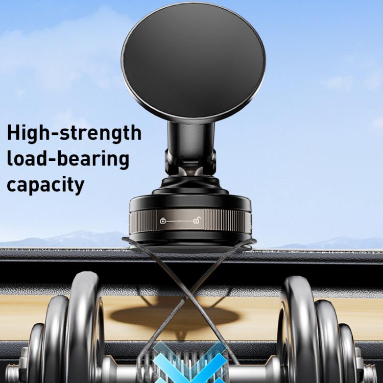 J34 Retractable Vacuum Adsorption Magnetic Car Phone Holder, J34