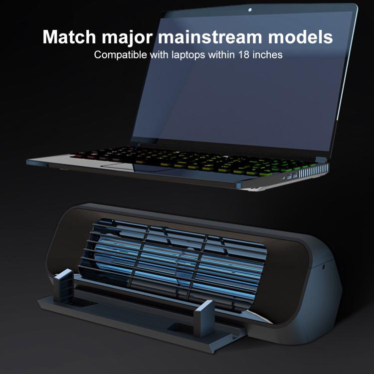 NUOXI X1 Mobile Phone Tablet Laptop Turbine Radiator Cooling Base Rack, X1