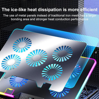 NUOXI F36-2 6-Speed Adjustable Dual-Fan Ultrathin Laptop Cooler, NUOXI F36-2