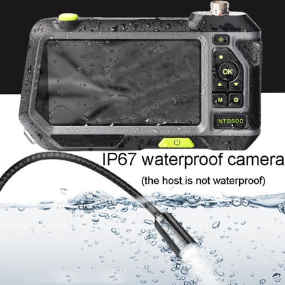 TESLONG NTS500 8mm Dual Lens 5m Industrial Pipeline Endoscope with 5 inch HD Screen, 8mm Dual Lens / 5m
